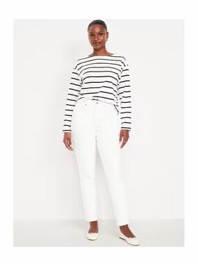 Old Navy Curvy High-Waisted OG Straight Ankle Jeans